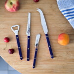 SABRE PARIS Nůž na máslo Bistrot Brillant – Navy Blue, modrá barva, kov, plast