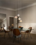 Louis Poulsen Stolní lampa PH 2/1 Glossy Beige, béžová barva, kov, plast