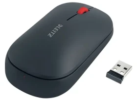 Leitz Cosy šedá / Myš / bezdrátová / optická / Bluetooth / 3 tlačítka (65310089)