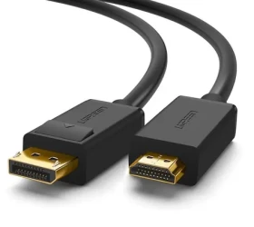 Ugreen DP101 černá / Kabel DisplayPort - HDMI / 1 m / 30 Hz (10238)