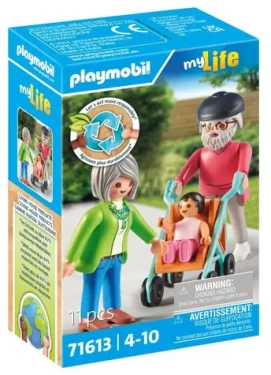 Playmobil® My Life 71613 Prarodiče s miminkem