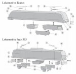 Elektrické lokomotivy Jednoduché vystřihovánky