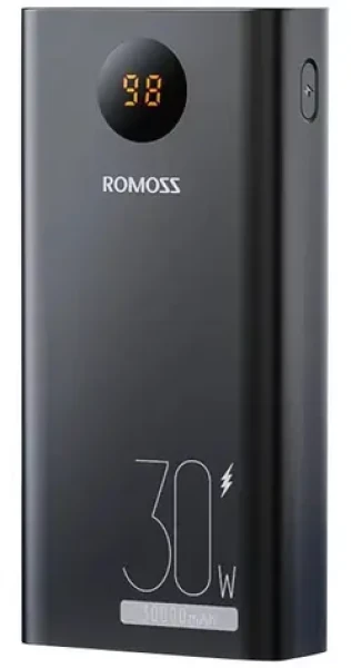 Romoss PEA30 30000mAh černá / Powerbanka / 30W / 2x USB-A + 1x USB-C + 1x Lightning + 1x microUSB (PEA30-192-2133H)