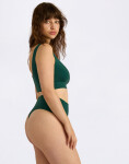 Organic Basics Smooth Thong Deep Forest M