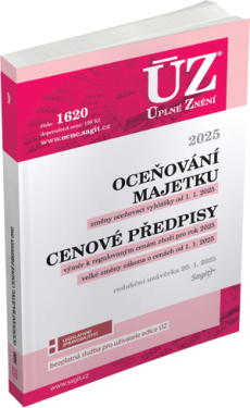 ÚZ č. 1620 - Oceňování majetku, Cenové předpisy, 2025