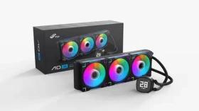 FSP AD36-B černá / AIO vodní chladič CPU / 360mm / 3x 120mm ARGB / 2000 rpm / Intel + AMD (POO0000041)