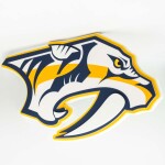 Cedule Nashville Predators NHL 3D Foam Logo