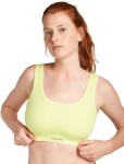 Dámská merino podprsenka ICEBREAKER Wmns Rib Lotus Bra, Citrine velikost: XS