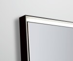 Zrcadlo se senzorem SAT 120x70 cm černá SATZPOL70120CE SATZPOL70120CE