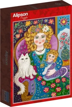 ALIPSON Puzzle Dáma se zlatými vlasy