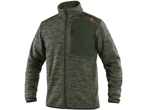 CXS 4ENVI HAMPTON Pánská mikina khaki 4XL 129018951898