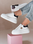 Dámské tenisky na platformě KITNOT bílo-černé FashionStreet ZY0922 36