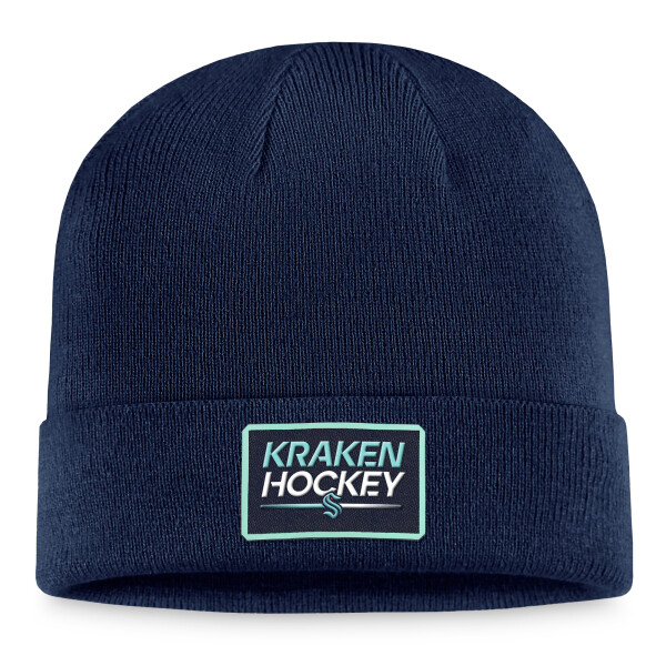 Fanatics Pánská zimní čepice Seattle Kraken NHL Authentic Pro Prime Cuffed Beanie