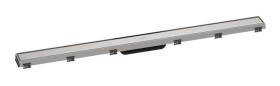 HANSGROHE - RainDrain Match Sprchový žlab s nerezovým roštem 1000, s výškově stavitelným rámem, kartáčovaná nerez 56041800