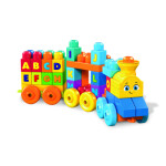 Mega Bloks First Builders hudební vláček s písmenky