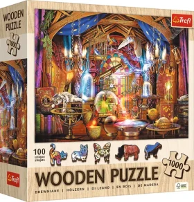 TREFL Dřevěné puzzle Magická komnata