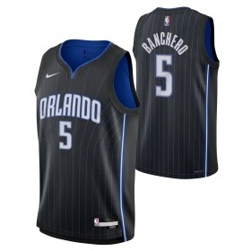 Nike Dětský dres Orlando Magic NBA Paolo Banchero #5 Swingman Černá (YOUTH)