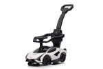 Mamido Dětské odrážedlo auto s vodící tyčí Lamborghini Sian bílé
