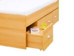 Nábytek Mikulík Jednolůžko NEMO - zadní zvýšené čelo MIK-405VAR624