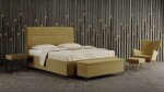 Materasso Čalouněná postel SOUL boxspring ROZMĚR: 2x (100x200) cm - boxspring,šedá