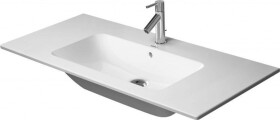 DURAVIT - ME by Starck Umyvadlo nábytkové 103x49 cm, s přepadem, s otvorem pro baterii, bílá 2336100000