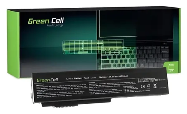 Green Cell / Baterie pro Asus N43, N53, G50, L50, M50, M60 / 11,1V / 6 článků (AS08)