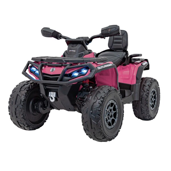 Mamido Dětská elektrická čtyřkolka Can-Am Outlander ATV 4x45W růžová