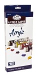 Akrylové barvy Royal &amp; Langnicke ARTIST 12x21 ml