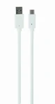 Gembird SKGBCCP-USB3-AMCM-W-10 USB-C kabel bílá / 1x USB-C (M) / 1x USB-A (M) / 3m (CCP-USB3-AMCM-W-10)