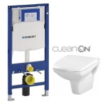 GEBERIT Duofix bez tlačítka + WC CERSANIT CLEANON CARINA + SEDÁTKO 111.300.00.5 CA1