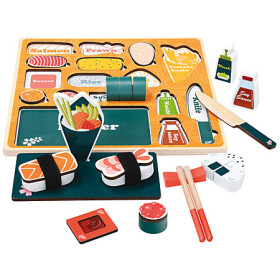 3D Puzzle dřevěné Sushi bar