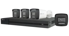 EZVIZ X5K PoE KIT / Kamerový set / 8 Mpix / 8kanálový NVR / 4x IP kamera H3K / PoE / 2TB HDD (CS-BN4884)