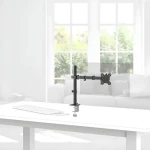 Hama Stolní držák pro 1 monitor 35" černá / Stolní držák / 1 rameno / VESA 75x75-100x100 / nosnost 12 kg (00220901)