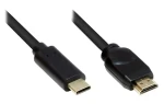 Good Connections USB-C - HDMI 2.0 černá / Kabel / 5 m / 4K UHD 60Hz (GC-M0103)