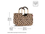 Nákupní taška Reisenthel Loopshopper M Summerstripes coffee