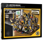YouTheFan Puzzle Boston Bruins NHL Purebred Fans 18'' x 24'' A Real Nailbiter 500-Piece Puzzle