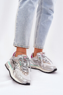 Semišové Sportovní Boty Tenisky Dámské D.Franklin Ztlumená Bílá DFSH387005 36