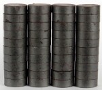 Magnety kulaté 15mm/40ks - šedé