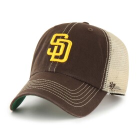 47 Brand Pánská kšiltovka San Diego Padres MLB Trawler Clean Up Trucker