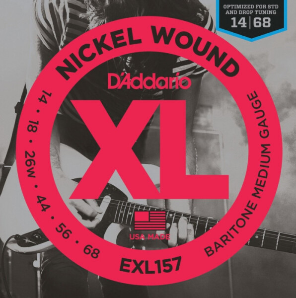 D'Addario EXL-157 Baritone Medium - .014 - .068