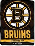 Northwest Deka Boston Bruins NHL Micro Raschel Throw