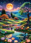 ALIPSON Puzzle Noc za úplňku