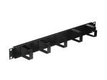 Solarix VP-01 černá / Vyvazovací panel / 19" / 1U / ocelový (80191071)