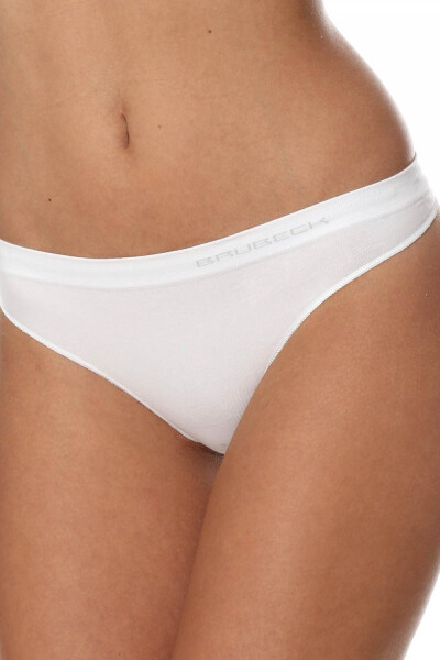 Dámská tanga 00182A white - BRUBECK bílá XL