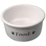 Dog Fantasy Miska keramická bílá Food 15x7cm 600ml (454-81011)