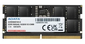 ADATA 16 GB (1x16 GB) DDR5 5600 MHz / Operační paměť / SO-DIMM / CL46 / 1,1 V (AD5S560016G-S)