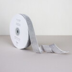 Bella Rose Sametová stuha 2 cm – Grey (10 m), šedá barva, textil