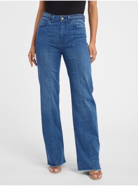 Orsay Modré dámské široké džíny dámské