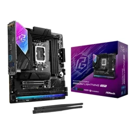 ASRock B860M Lightning WiFi / B860 / LGA 1851 / 4x DDR5 / PCIEx 16 / 2.5GLAN / Wi-Fi / mATX (90-MXBQG-A0UAYZ)
