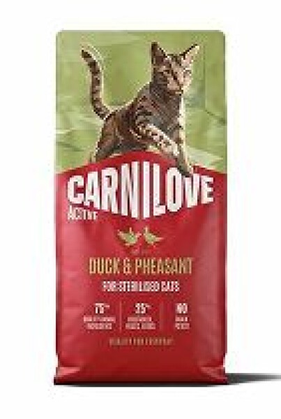 Carnilove Cat Active Dry Duck&Pheas.Steril.Ad.AB 6kg